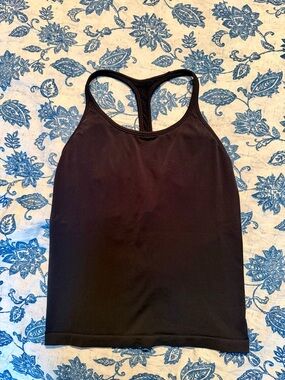 Athleta Navy Racerback Tank Top